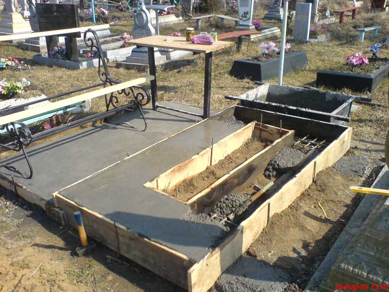 Установка памятников